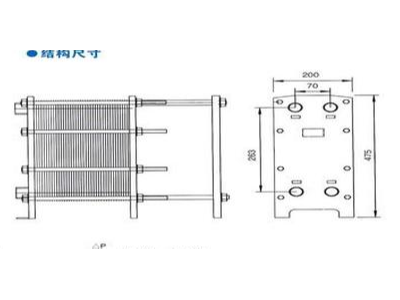 寬流道板式熱交換器板片